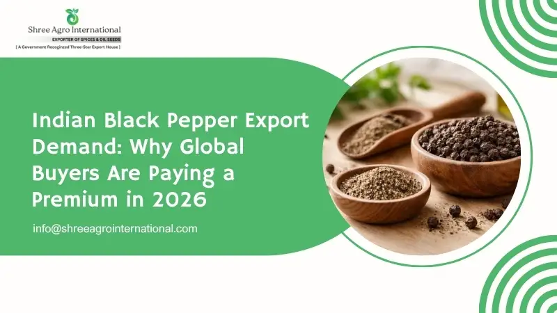 Indian Black Pepper Export Demand 2026 Trends & Data